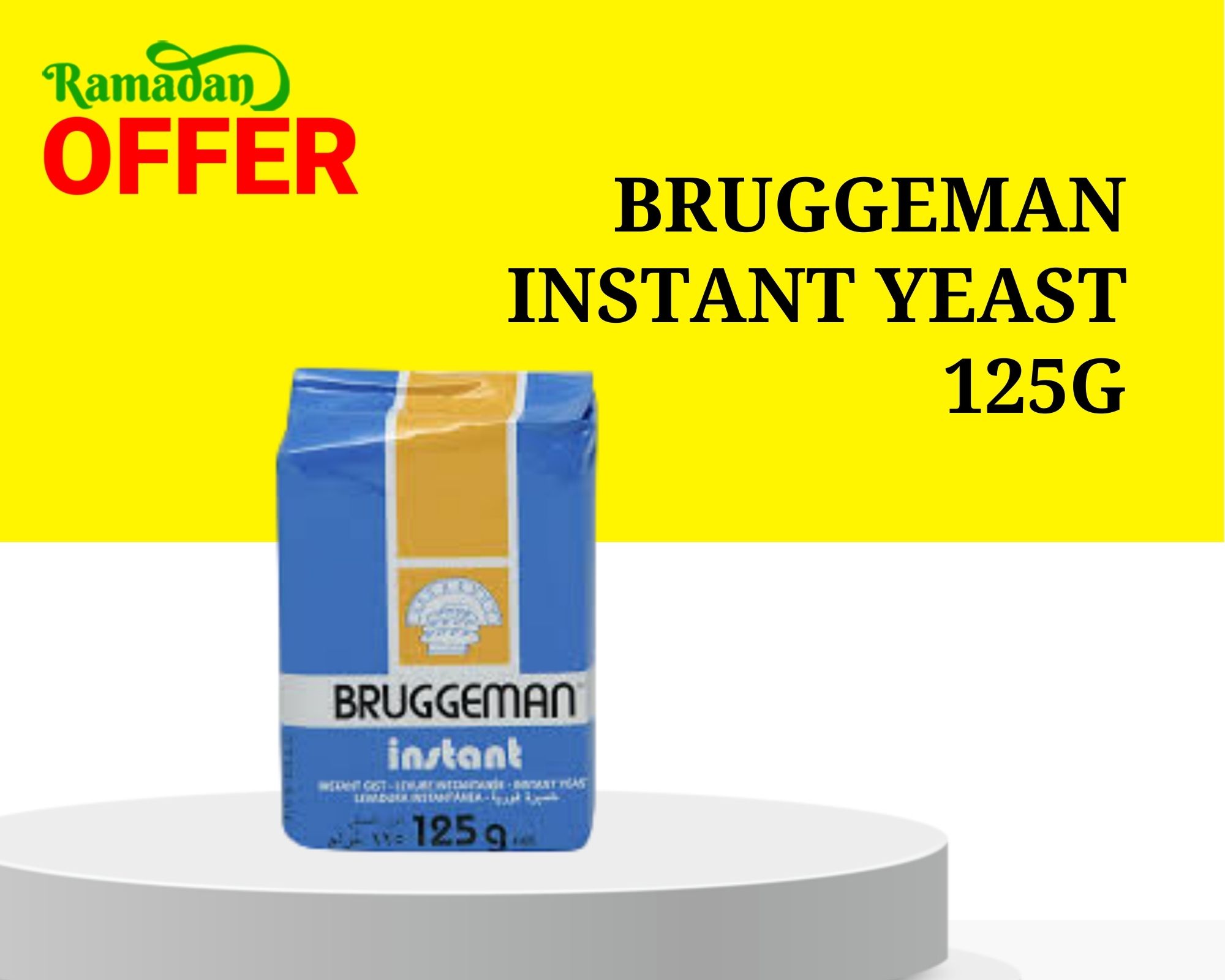 BRUGGEMAN INSTANT YEAST 125G