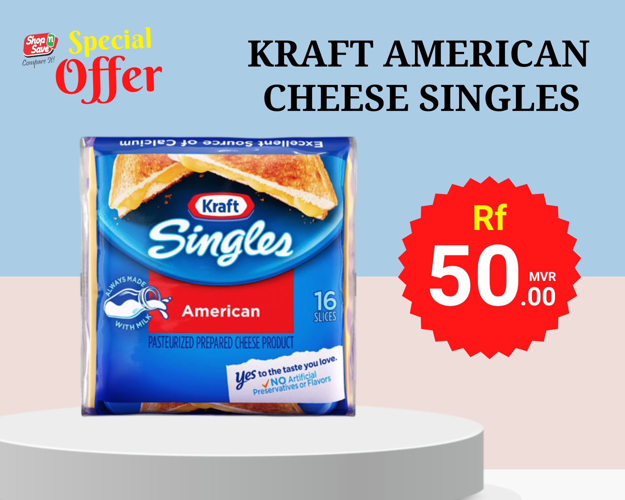 KRAFT CHEESE SINGLES ORIGINAL 12PCS 216G