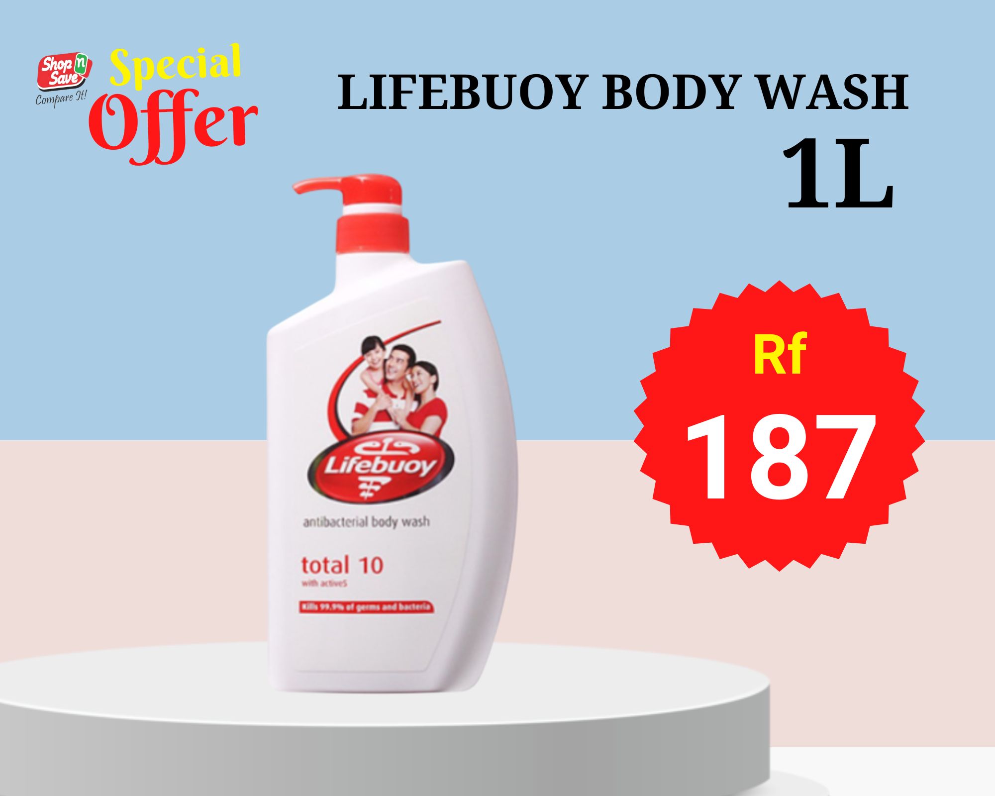 PROMOTION LIFEBUOY BODYWASH 1L